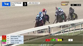 Gulfstream Park Carrera 3 - 29 de Enero 2021