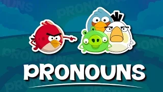 Pronouns For Kids | English Grammar For Kids with Elvis & Angry Birds | Grade 1 | #6