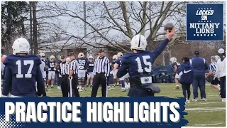 Andy Kotelnicki brings the energy! Penn State football highlights from Spring 2024 practice no. 7