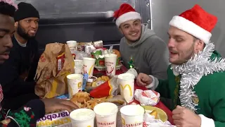 Extreme Christmas Party In A Moving Van!  (CONCUSSION)