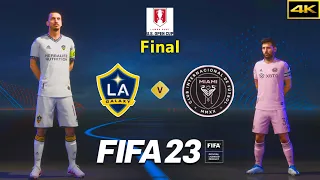 FIFA 23 - LA GALAXY vs. INTER MIAMI - Ft. Zlatan Ibrahimović - U.S. Open Cup Final - PS5™ [4K]