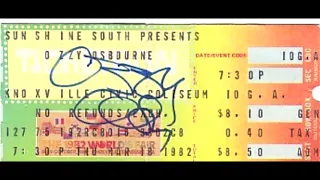 Ozzy Osbourne - 20th May, 1981 - Riverside Theater, Milwaukee, WI, USA [AUD]