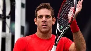 Del Potro cruises in Rotterdam