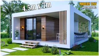 Tiny House Design | House Design Box Type | 4.5m x 7m