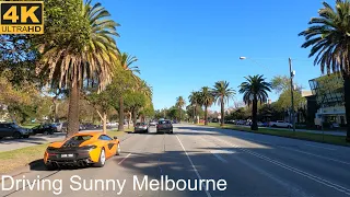 Driving On Sunny Saturday | Melbourne Australia | 4K UHD