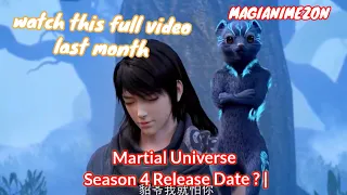Martial Universe Season 4  trailer Hindi dubbed |😘😘 MAGIANIMEZON ❤️|