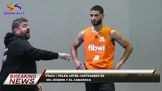 Vídeo | Pelea entre centenares de  del Burgos y el Zaragoza