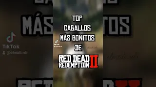 Top Caballos más bonitos de Red Dead Redemption 2 / Parte 1 #reddeadredemption #shorts