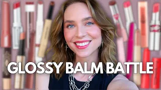 I tried 21 glossy lip balms! Here's what I found...