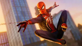 Marvel's Spider-Man - Advanced Suit & Sunset Free Roam Gameplay #5