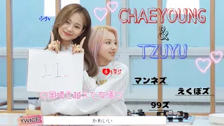 CHAEYU/チェツ〜国境を越えた唯一無二の友情〜【CHAEYOUNG & TZUYU】