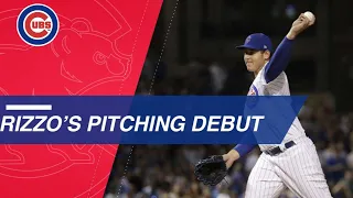 Anthony Rizzo makes his Major League pitching debut
