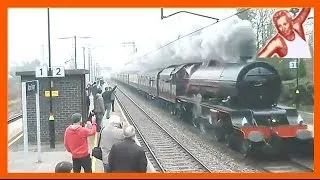 Steam Trains At High Speed - Techno Music: Some Of World's Fastest Steam Engines On The Mainline