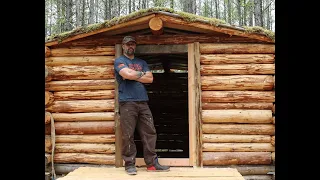 Oh No! The sauna door is too small! | Chukar hunting | building a deck on the sauna | off grid