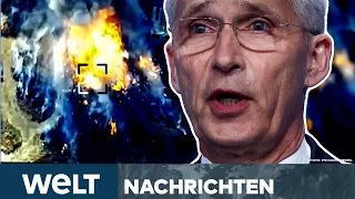 PUTINS KRIEG: Gegenoffensive? NATO-Chef Stoltenberg gibt überraschend ein Statement ab I WELT Stream