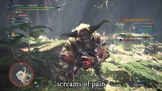 Monster Hunter World Funny Juice Moments (The Monkey Experience)