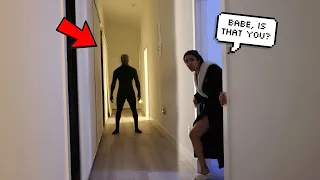 EXTREME DING DONG DITCH WEARING BLACK SUIT *Scaring My Fiance*