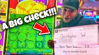 I Won A BIG CHECK On A $1.60 Bet!! 🎰🤯