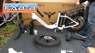 Assemblage vélo électrique pliant ENGWE L20 SE