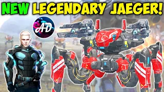 CRAZY!! One Hit Kill! MAX JAEGER GAUSS With NEW LEGENDARY Pilot - War Robots MK2 Gameplay WR