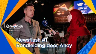 ‘Ik ben echt onder de indruk van hoe groot het is!’ | Newsflash #1 | Eurovision 2021