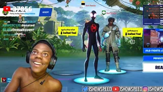 IShowSpeed 1v1s His Clone In Fortnite 😭*VERY FUNNY*