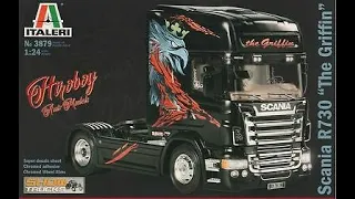 Сборка Scania R730 "The Griffin" 1:24 Italeri Выпуск №8