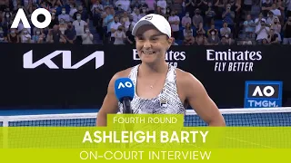 Ashleigh Barty On-Court Interview (4R) | Australian Open 2022