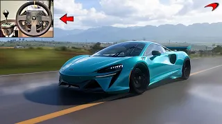 McLaren Artura (Screaming Twin-turbo V8) - Forza Horizon 5 | Thrustmaster TX Gameplay