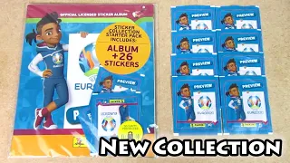 Panini Euro 2020 Preview Starter Pack & 11 Pack Opening | New Sticker Collection