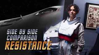 Resistance - Side by Side Comparison (Star Trek Fan Film)