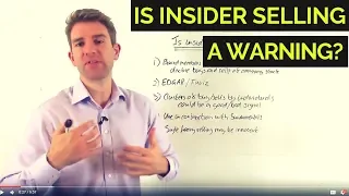 Is Insider Selling a Warning!? 😯