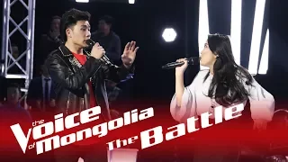 Ganbileg vs Byambakhishig - "Don't let me down" - The Battle - The Voice of Mongolia 2018