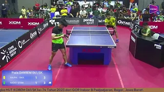 Naufal (Onic) vs Nadio (Stoni) | Tenis Meja Danrem 061/SK 2023 | Final Kadet Putra