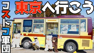 オッサン１人&ぬいぐるみ10匹。一般道450km「自家用路線バス」夜通し走り東京ディズニーシーへ！