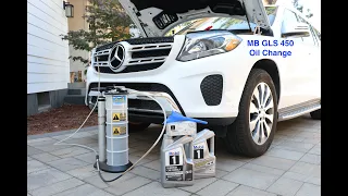 Mercedes Benz GLS 450 Oil Change DIY | Mercedes DIY | Mobil1 Oil Change | Easy Oil Change DIY