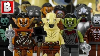 Every LEGO Orc & Goblin Lord of the Rings Minifigure EVER MADE!!! +RARE Azog! | Collection Review