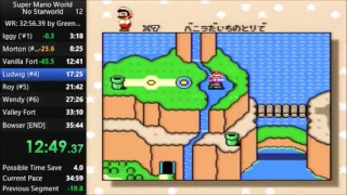 Super Mario World No Star World Speedrun in 34:56