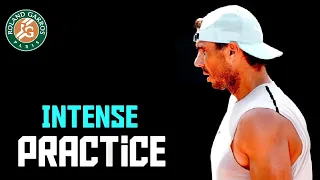 Rafael Nadal Intense Practice at Roland Garros 2022 after Tough Draw !!!