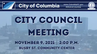 City Council Meeting | November 9, 2021