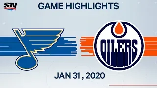 NHL Highlights | Blues vs Oilers – Jan. 31, 2020