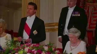 Cena de Estado en honor del Presidente Peña Nieto, ofrece S.M. la Reina Isabel II