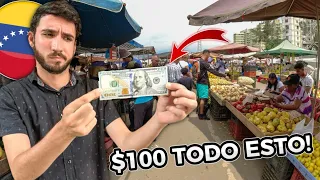 ¡Mercado con 100 DÓLARES en Venezuela! | ¿Que le pasa a estos precios? 🇻🇪