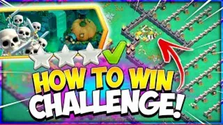 How to 3 Star Pumpkin Graveyard Challenge Clash of clans!!