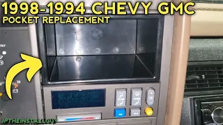 chevy gmc full size truck radio pocket replacement 1988-1994