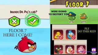 Angry Birds Fight Reboot Aplha 1.1 Red v Floor 7! •  Dr Pigs Lab!