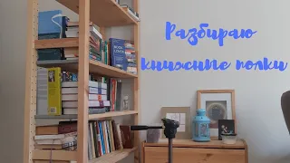 КНИЖНЫЕ ПОЛКИ 📚 И КОТ 🐈 Разбираю стеллаж