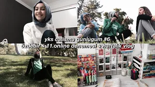 yks calisma gunlugum #6 özdebir,online 11 denemesi,haftalık vlog 🧚🏻‍♀️ #yks2022