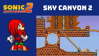 Sonic Advance 2 - Sky Canyon 2 (Knuckles) in 0:50:05