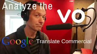 Analyze the Voice Over: Google Translate Super Bowl Commercial